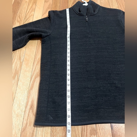 Untuckit Kezoh Quarter Zip black/gray pullover sweater sweatshirt. Men’s M - Picture 6 of 10
